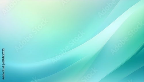 Smooth pastel gradient background transitioning from pale mint green to gentle baby blue.