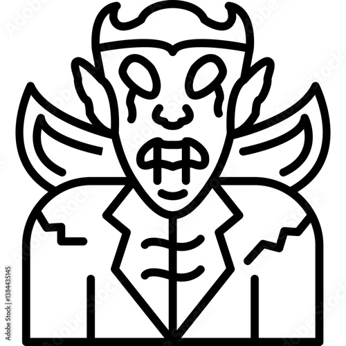 Dracula Fangs Icon
