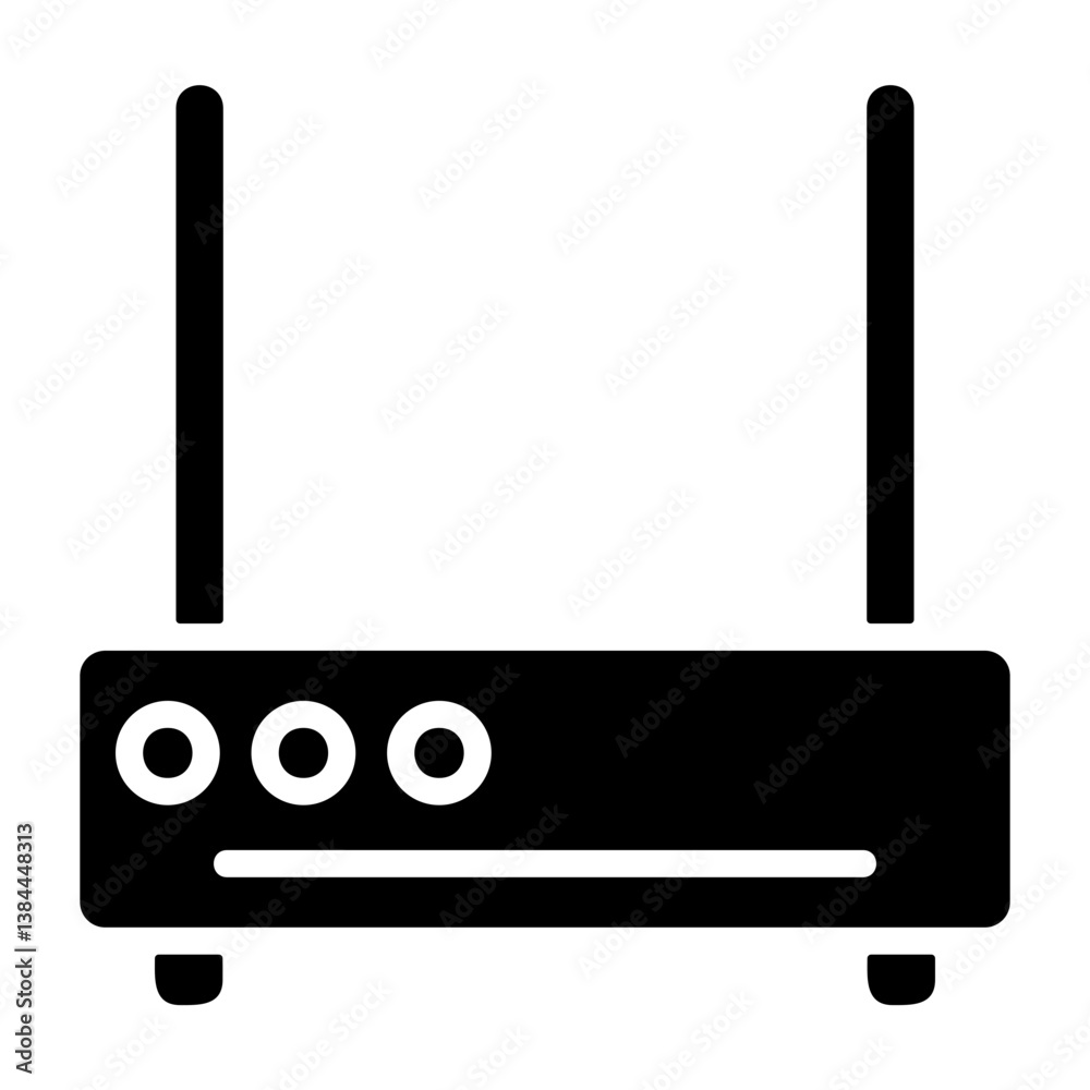 Router Outline Style Icon Router Outline Style Icon