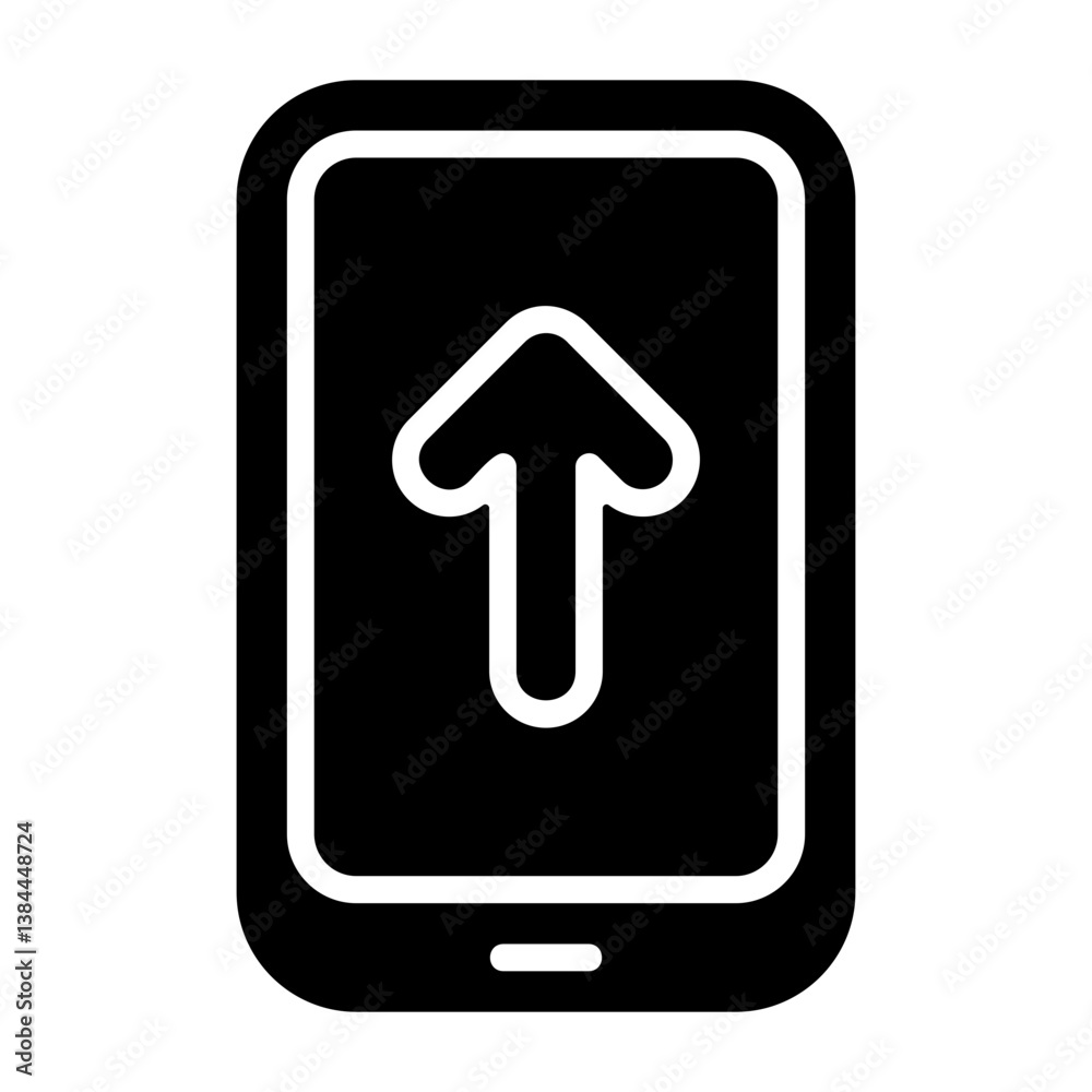 Upload Outline Style Icon Upload Outline Style Icon