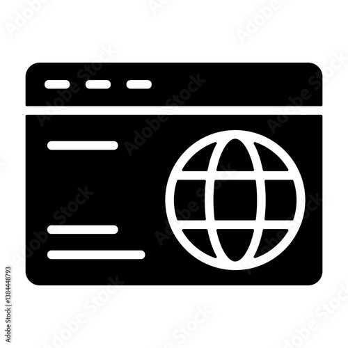 Tech News Outline Style  Icon