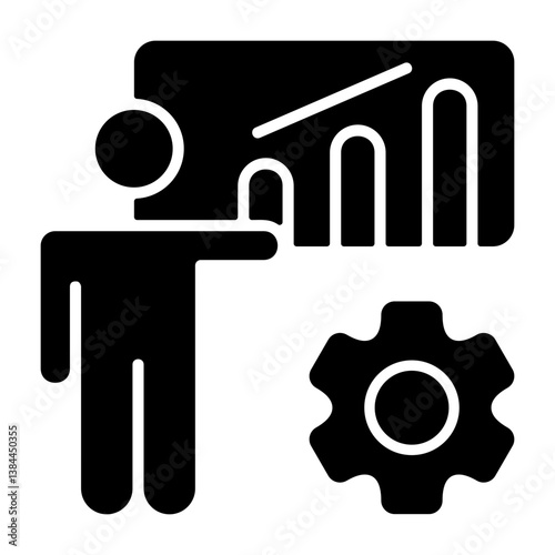 Entrepreneurship Training Outline Style Icon