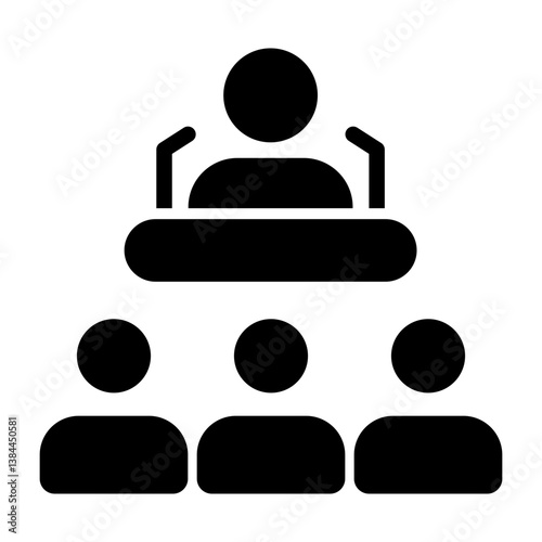 Public Speaking Outline Style Icon