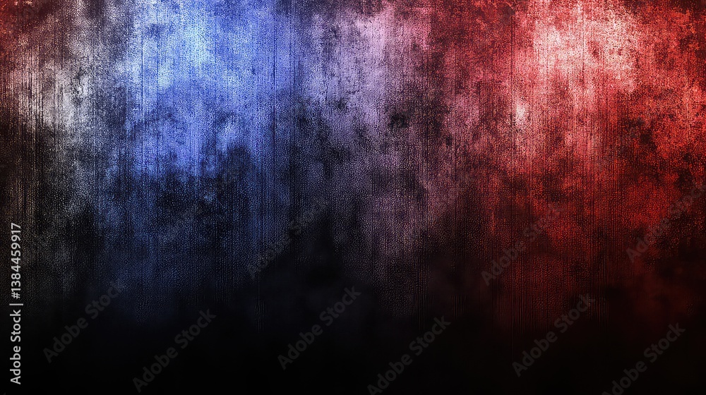 Fototapeta premium Abstract background with blue and red gradient texture