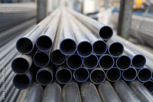 steel pipe product group square pipe Construction steel products such as black steel pipes, image ideas, examples of steel products.metal warehouse industry, delivery to customers.	
Steel Tube