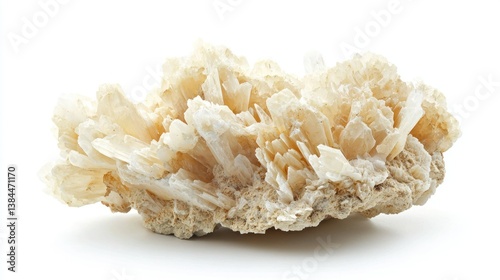 Barite isolated on white background