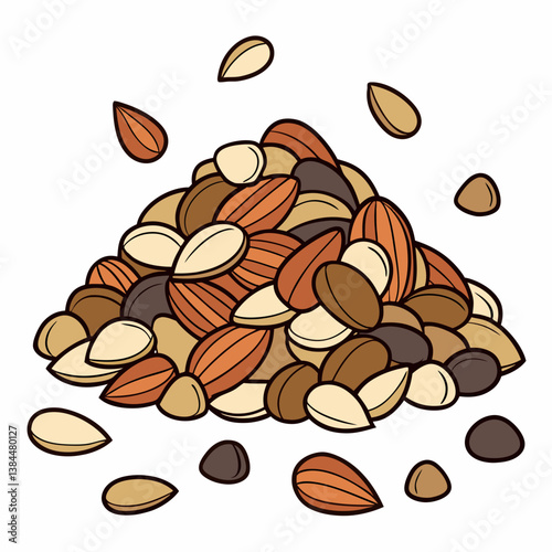 nuts and dried fruits
