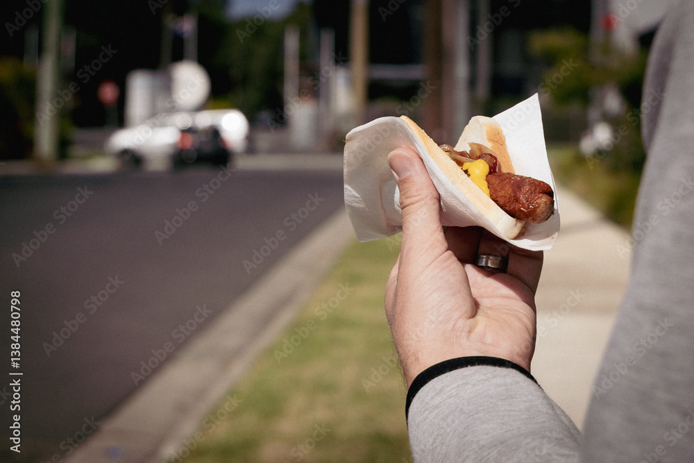 Sausage Sizzle BBQ in Australia