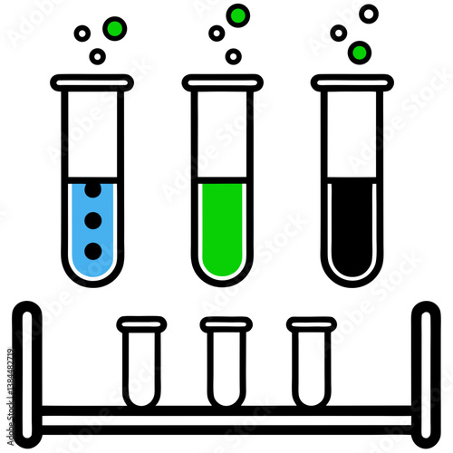 vector illustration of laboratory equipment