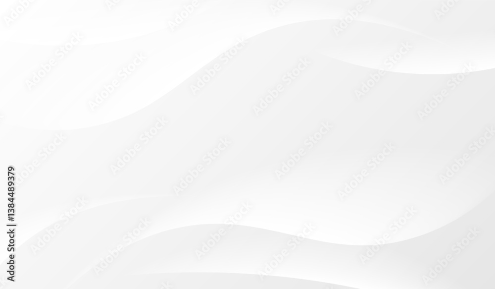 Obraz premium White background with gradient colors and dynamic art decorations.