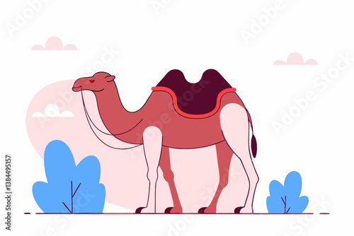 camel in desert