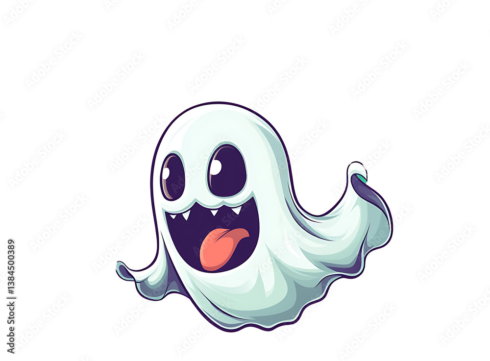 Ghost face emoji, spooky icon Ghost face emoji, spooky icon
