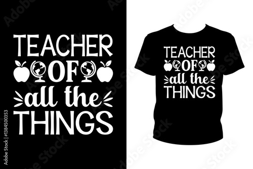 Teacher of all of the things - Art files for Cricut and Silhouette. You can edit them with Adobe Illustrator.