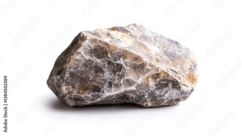 Dolostone isolated on white background