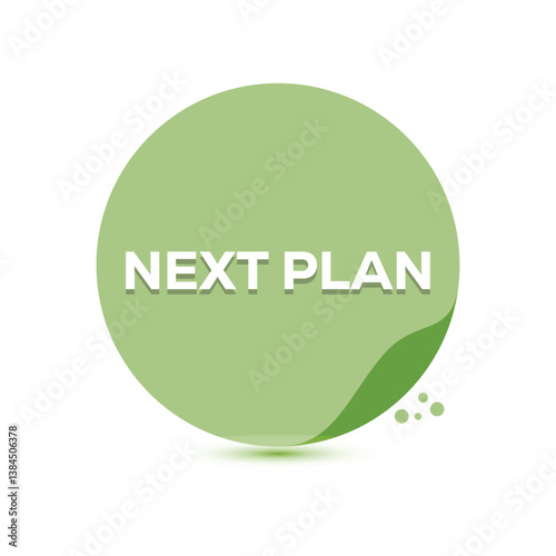 next plan icon template background illustration vector design.
