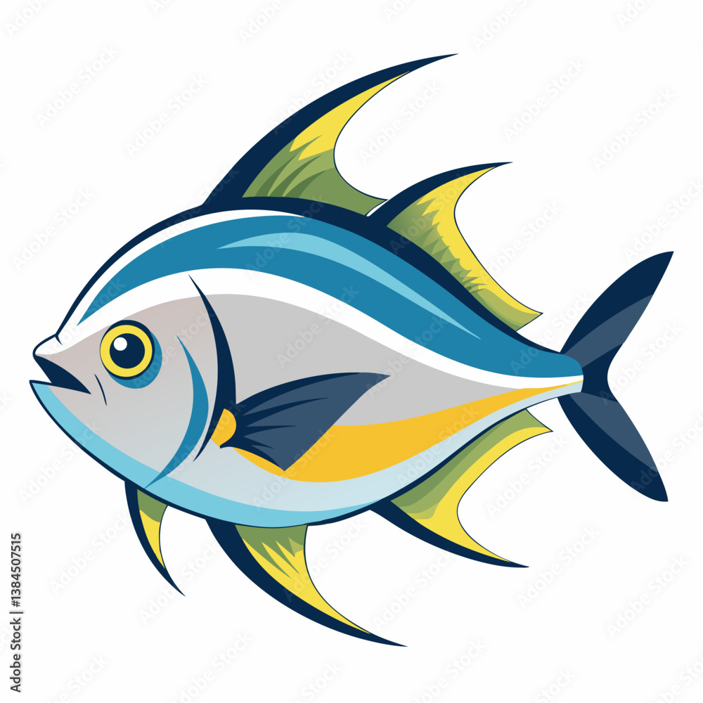 Obraz premium fish on a white background