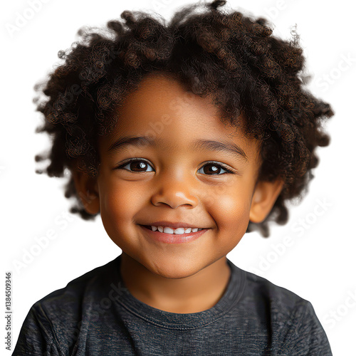 Portrait of Young African American Kid PNG smiling African American child PNG young boy PNG happy kid PNG portrait PNG isolated transparent background image