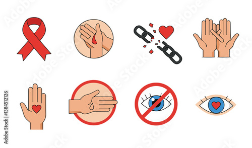 No Drug Addiction Educational Graphic for Campaigns

