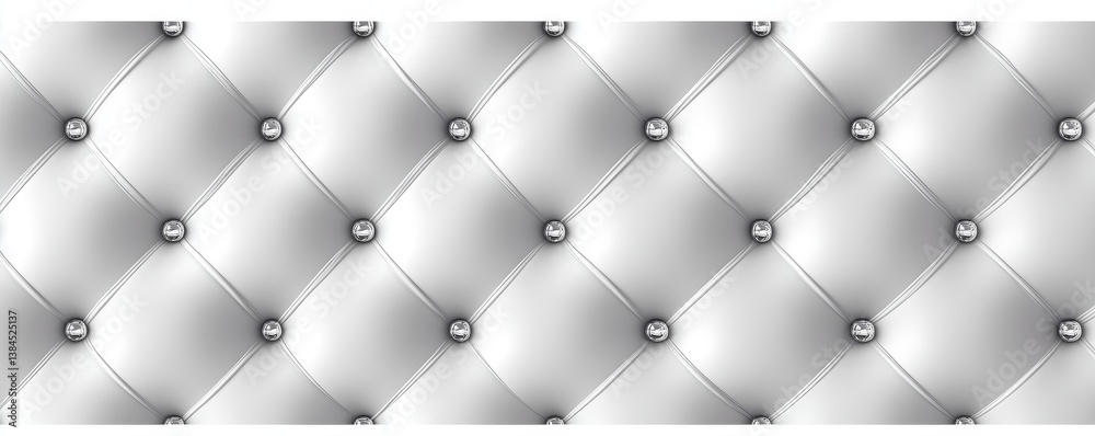 Naklejka premium Elegant tufted upholstery pattern