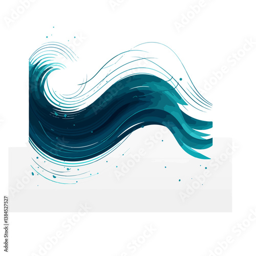 Ocean Wave Illustration