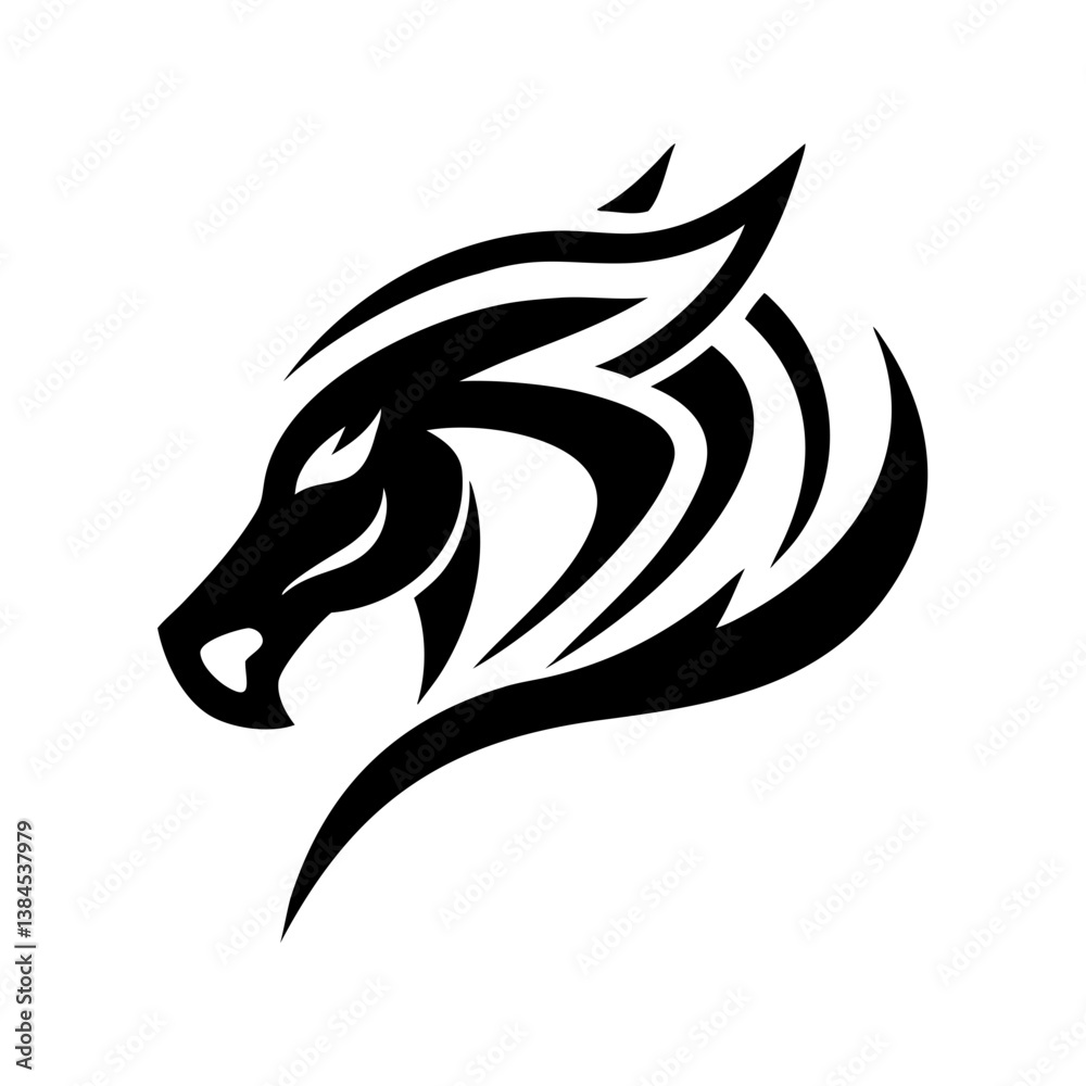 Obraz premium Horse Icon Vector Art, Icons, and Graphics 