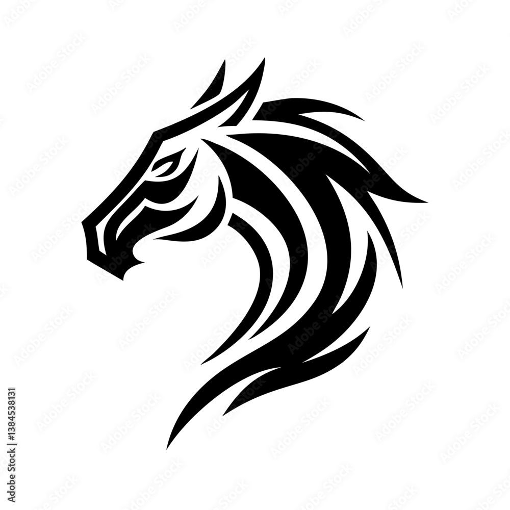 Fototapeta premium Horse Icon Vector Art, Icons, and Graphics 