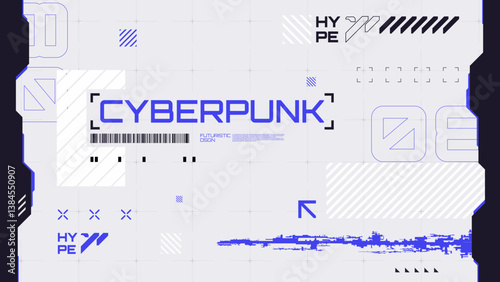 abstract background with  futuristic and cyberpunk style design