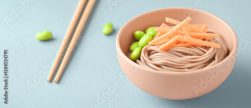 Savor delicious plant based recipes featuring noodles topped with fresh edamame and crunchy vegetables for healthy meal option
