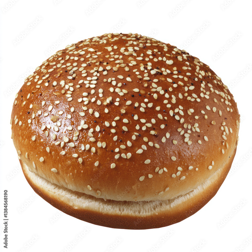 bun with sesame seeds bun with sesame seeds