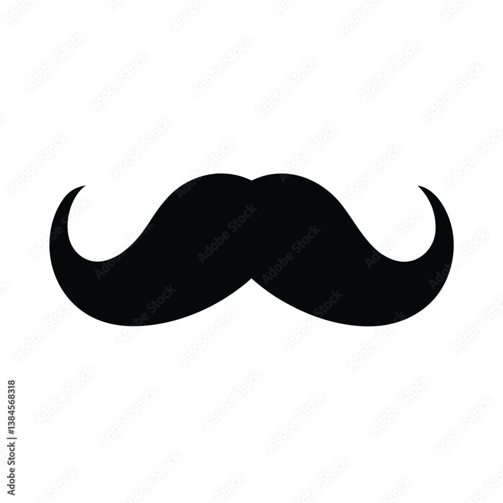 vector illustration of a mustache vector illustration of a mustache