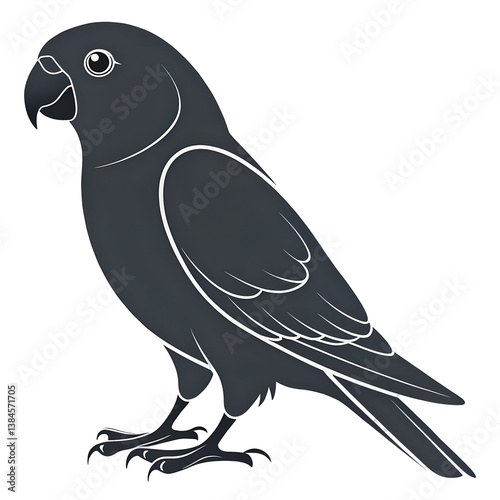 vector illustration of a bird