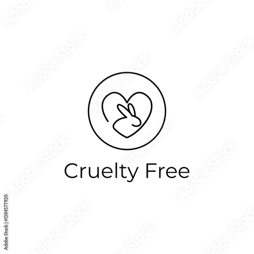  Cruelty Free Icon Sign Vector