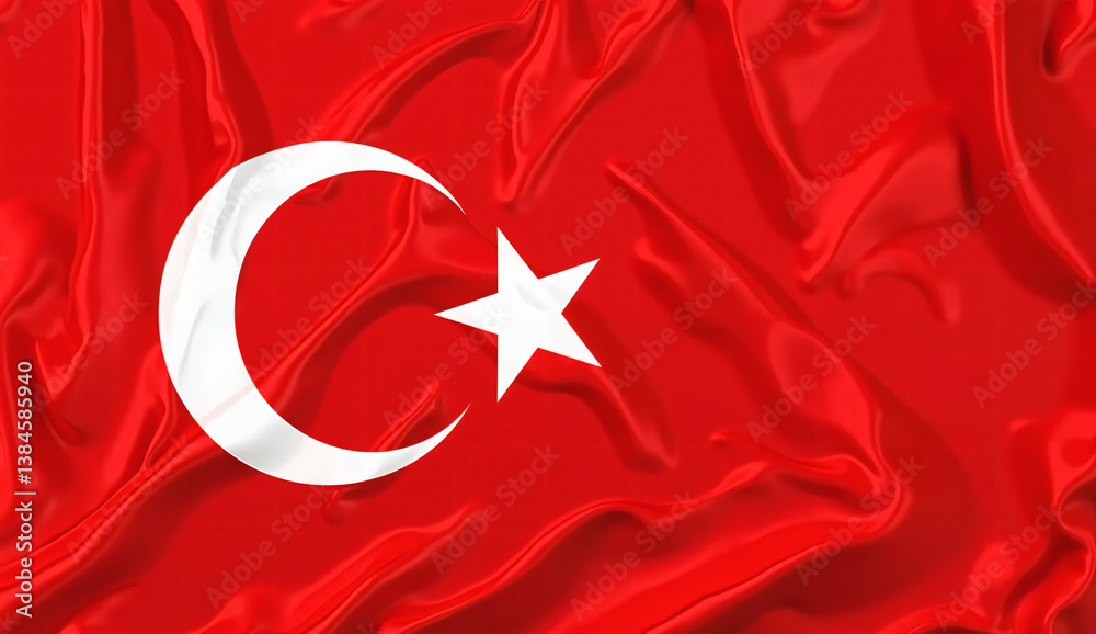 Obraz premium Turkey Flag