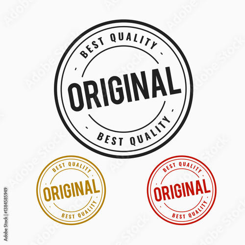 best quality and original product stamp in set of three