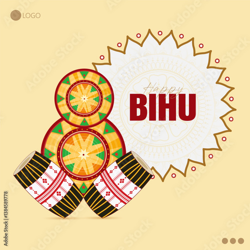 Happy Bihu is a vibrant Assamese festival that celebrates harvest, culture, and new beginnings. It is marked with traditional music, dance, and feasting.