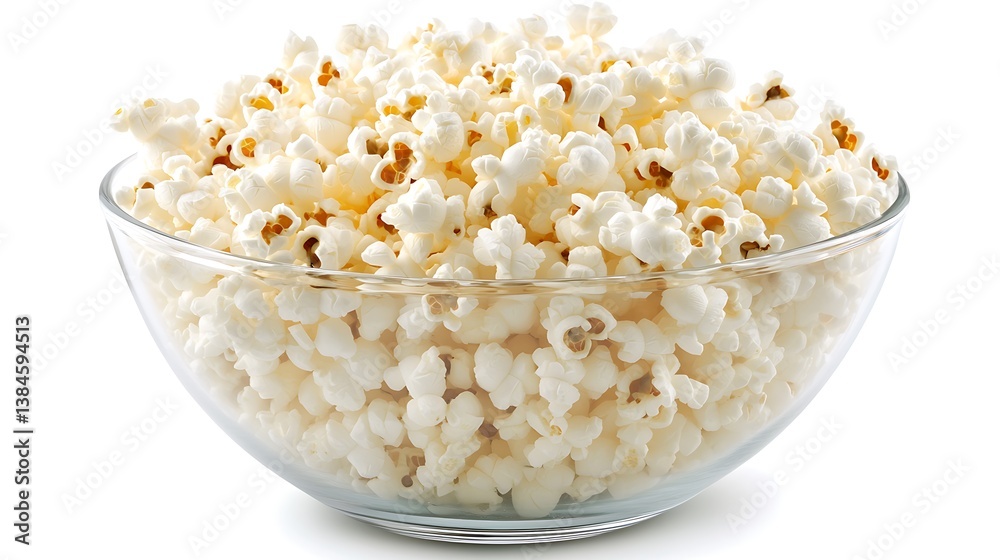 A vibrant National Popcorn Month background featuring a large bowl of flavored popcorn, macro shot, Minimalist style A vibrant National Popcorn Month background featuring a large bowl of flavored popcorn, macro shot, Minimalist style