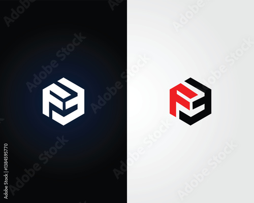 FF Letter Logo Design with Modern Trendy Typography Vector Template.