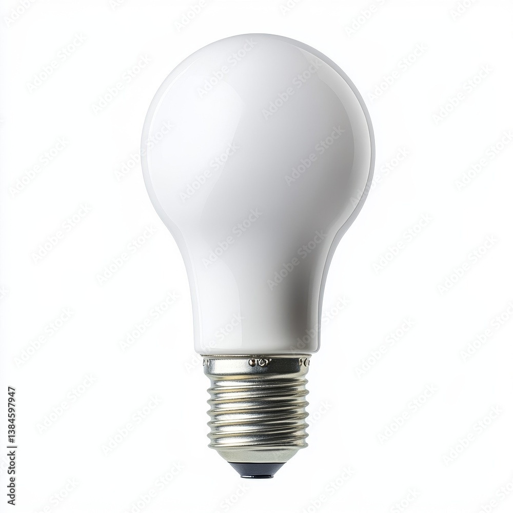 Standard light bulb. Modern, energy-efficient design Standard light bulb. Modern, energy-efficient design