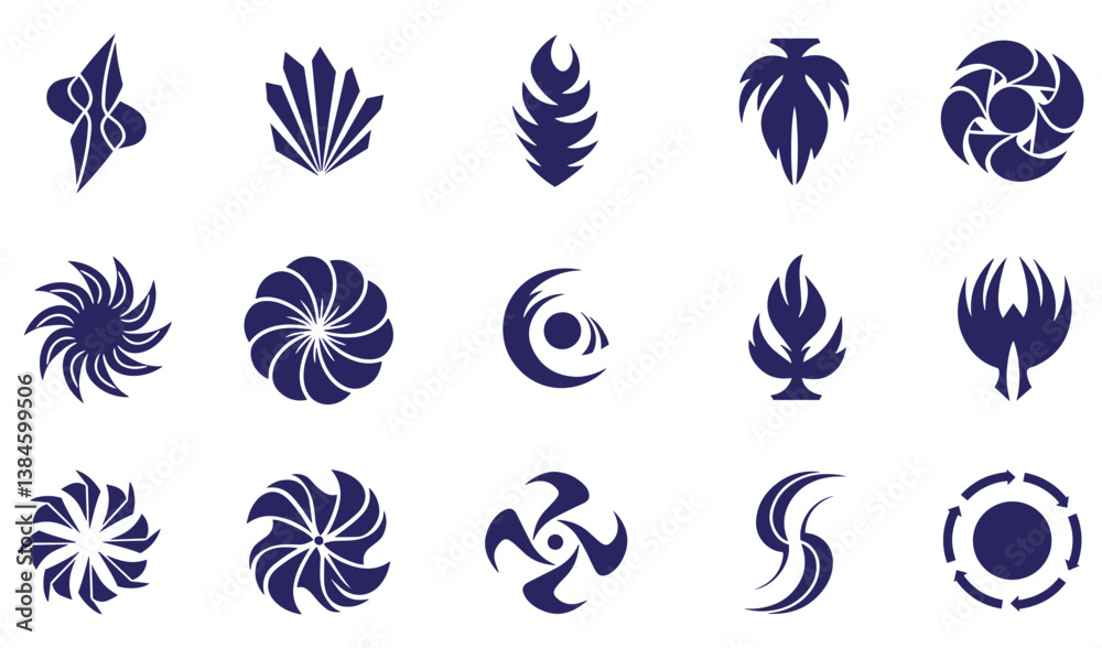 Business logo set abstract geomatic spiral motion texture whirl flow energy decorative botanical outline modern pattern circle leaf fire water bird wing flower logo symbol
Business logo set abstract geomatic spiral motion texture whirl flow energy decorative botanical outline modern pattern circle leaf fire water bird wing flower logo symbol