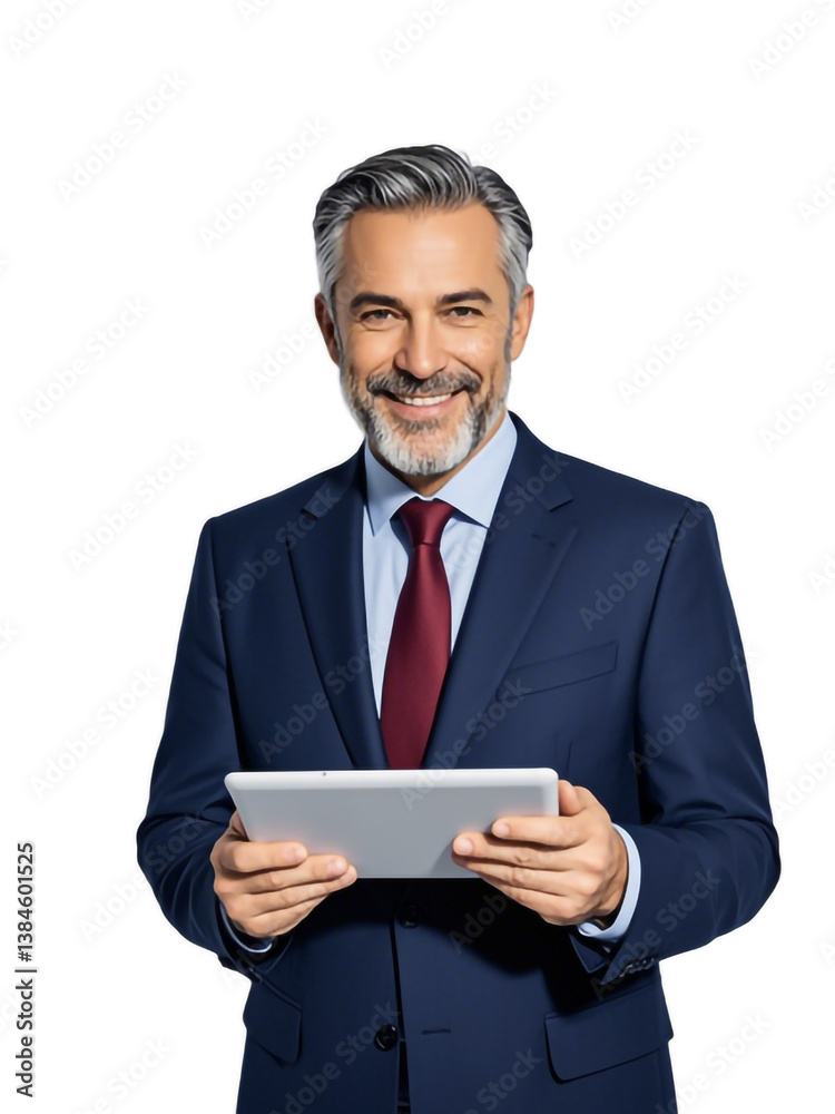 Portrait of a professional businessman on a white or transparent background. Portrait of a professional businessman on a white or transparent background.