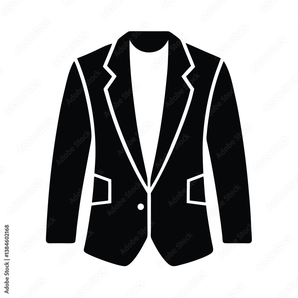 vector illustration of a blazer vector illustration of a blazer