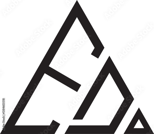 ED Triangle shape logo.eps