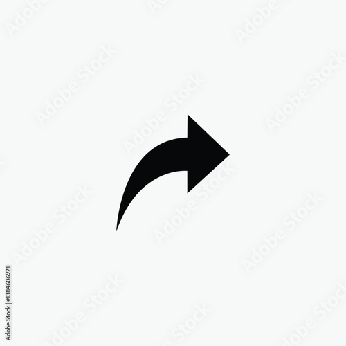 Free Download Arrow icon, cursor vector modern simple template - GFXLoad