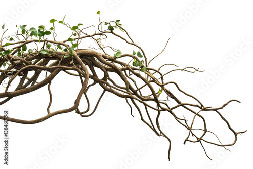 Twisted Roots Jungle on transparent background