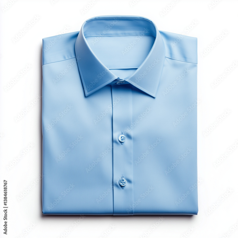 Blue shirt isolated on white background Blue shirt isolated on white background