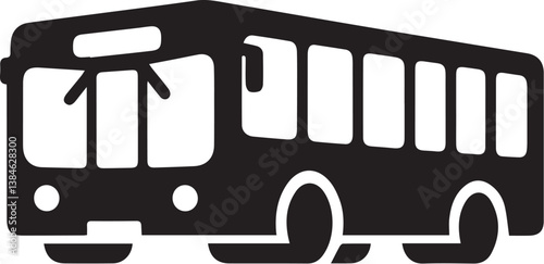 City bus silhouette