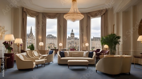 Waldorf Astoria Hotel in Edinburgh.generative.ai