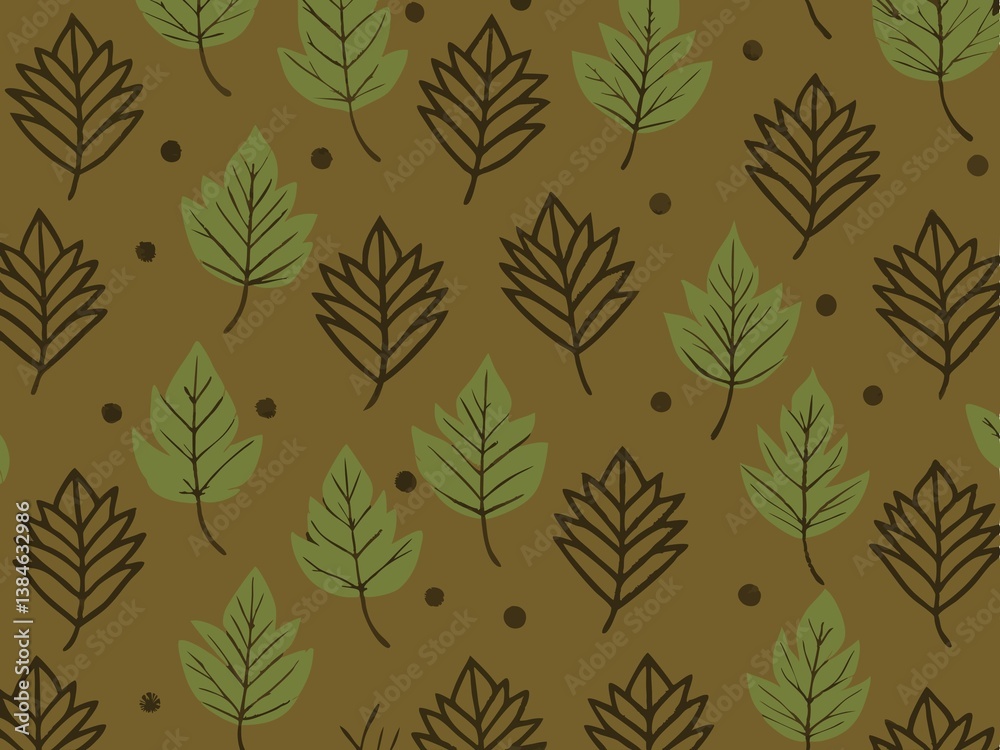 seamless background with leaves seamless background with leaves