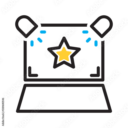 Vector multi color icon for Backdrop