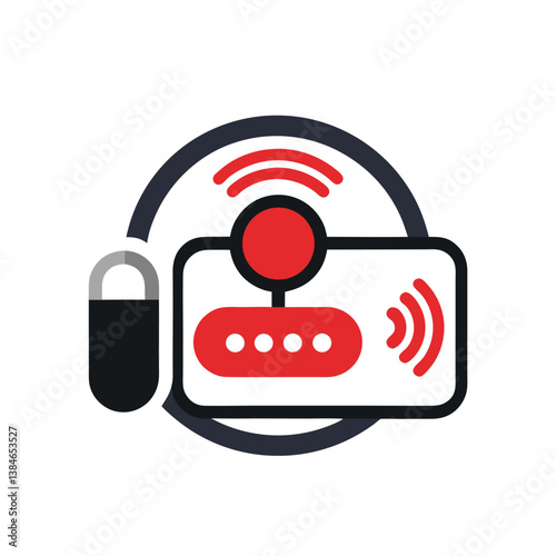 call recording icon on a white background.eps